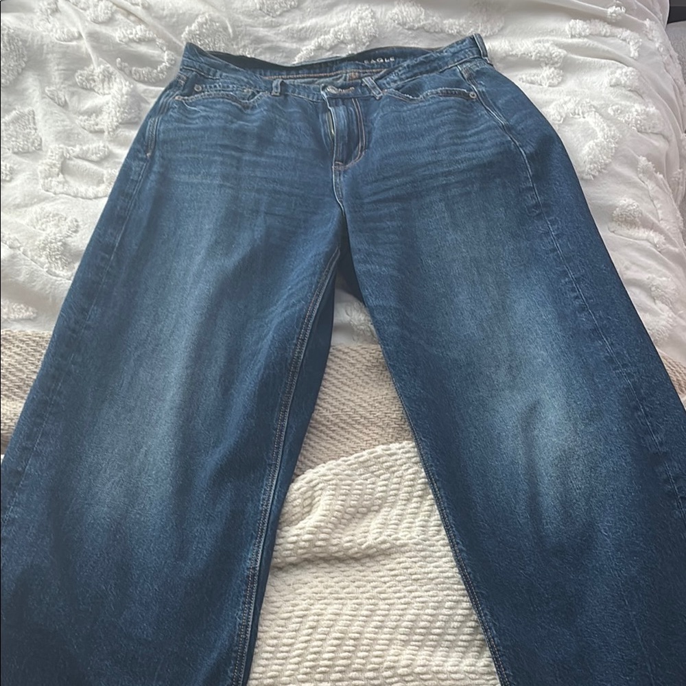 Women’s Super High Rise Baggy Wide Leg Jeans from American Eagle